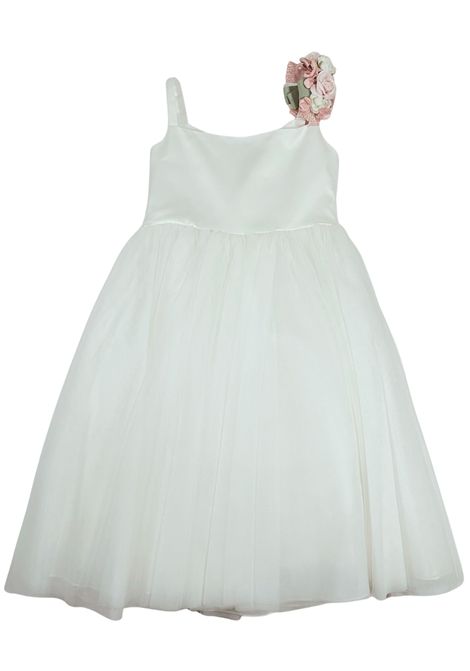 Abito cerimonia bambina bianco COLORICHIARI | FL108001/MABIANCO