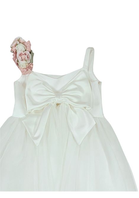 Abito cerimonia bambina bianco COLORICHIARI | FL108001/MABIANCO