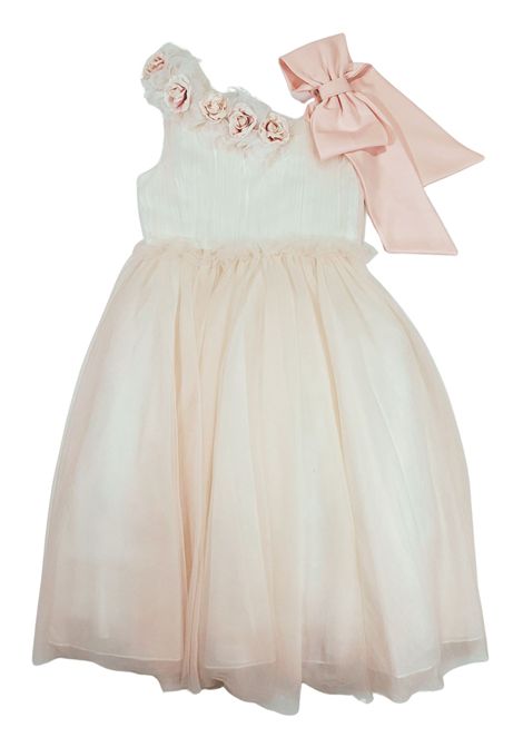 Abito cerimonia bambina rosa COLORICHIARI | FL108012/MAROSA