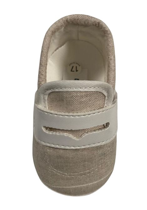 Scarpe neonato sabbia in lino COLORICHIARI | MN958142/MASABBIA