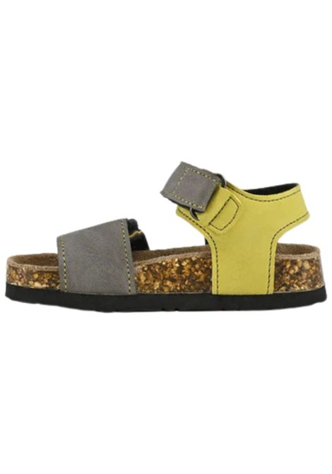 Sandali bambino bicolore in pelle COLORS OF CALIFORNIA | HC24022/PIABEIGE
