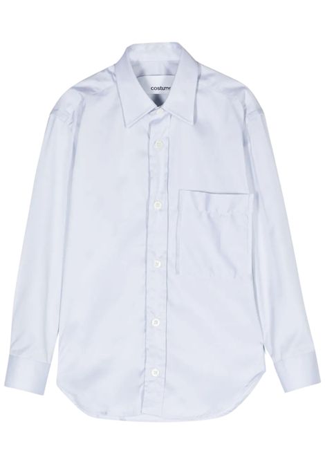 Camicia bambino azzurra in cotone Costumein | UB12/DELAZZURRO