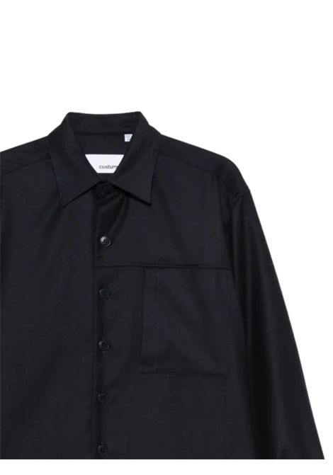 Camicia bambino blu in lana Costumein | VB21/DELBLU