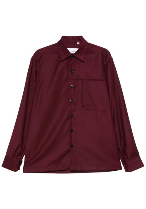 Camicia bambino bordeau in lana Costumein | VB21/DELBODEAU