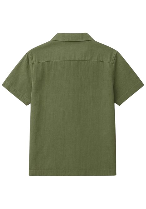 Camicia bambino verde in lino Costumein | WB41/DELVERDE