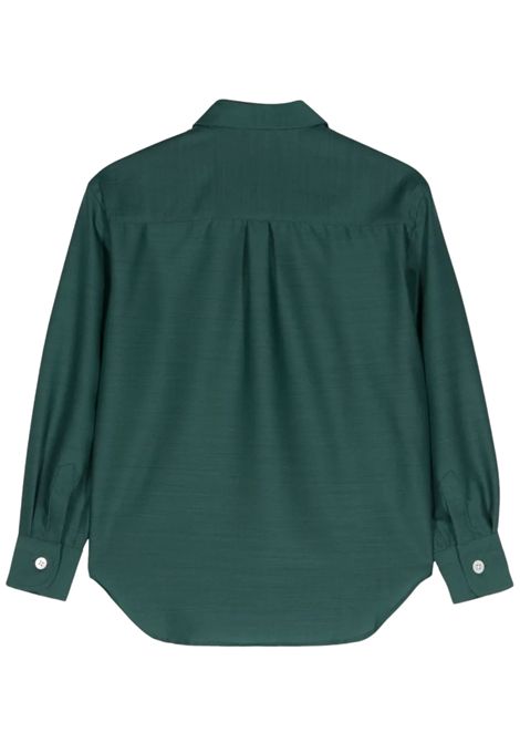 Camicia bambino verde in lana Costumein | WB46J/DELVERDE
