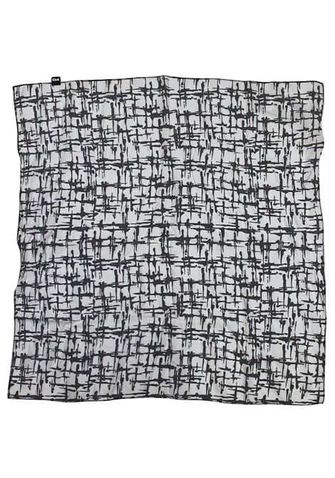 Pashmina bambino in viscosa DANIELE ALESSANDRINI | 1235A00350/SUBIANCO/NERO