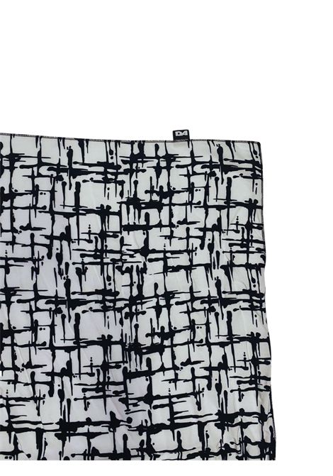 Pashmina bambino in viscosa DANIELE ALESSANDRINI | 1235A00350/SUBIANCO/NERO
