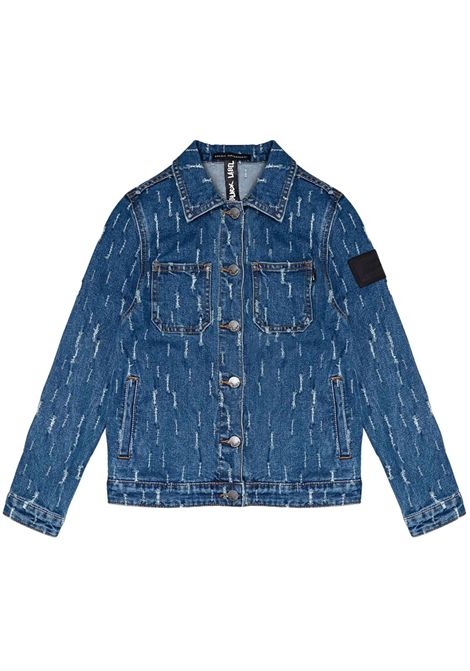Giubbino bambino in cotone denim DANIELE ALESSANDRINI | 1235OD00258/SUDENIM