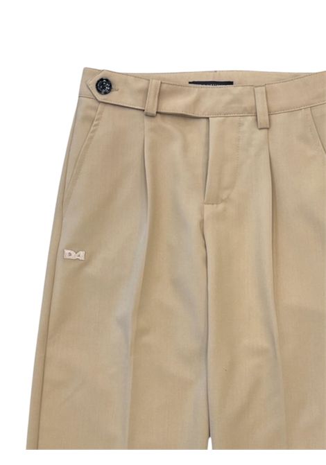 Pantalone bambino sabbia in viscosa DANIELE ALESSANDRINI | 1235P00292/SUSABBIA