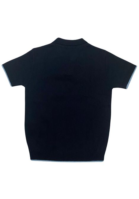 Polo bambino blu DANIELE ALESSANDRINI | 1236MP00036/SUBLU
