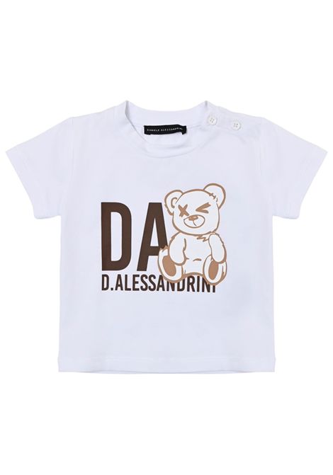 White/beige cotton baby set DANIELE ALESSANDRINI | 1296K00283/SUBIANCO/BEIGE
