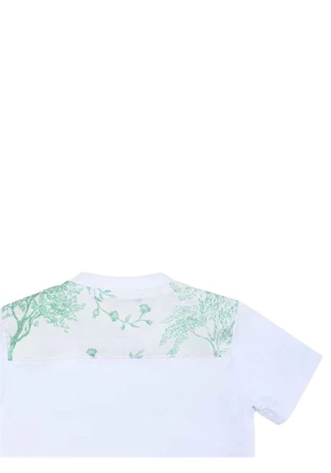 White cotton baby T-shirt DANIELE ALESSANDRINI | 1296M00223/MABIANCO