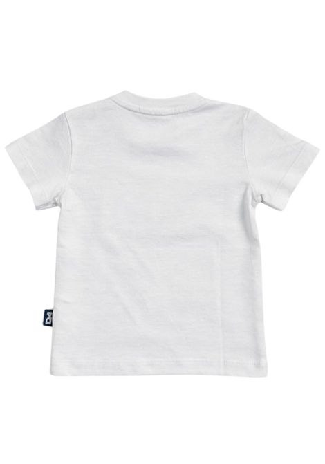 White cotton baby T-shirt DANIELE ALESSANDRINI | 1296M00258/MABIANCO
