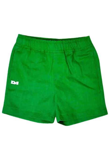Bermuda neonato verde in cotone DANIELE ALESSANDRINI | 1296S00225/MAVERDE