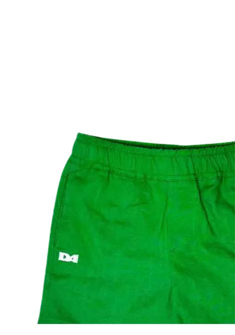 Bermuda neonato verde in cotone DANIELE ALESSANDRINI | 1296S00225/MAVERDE
