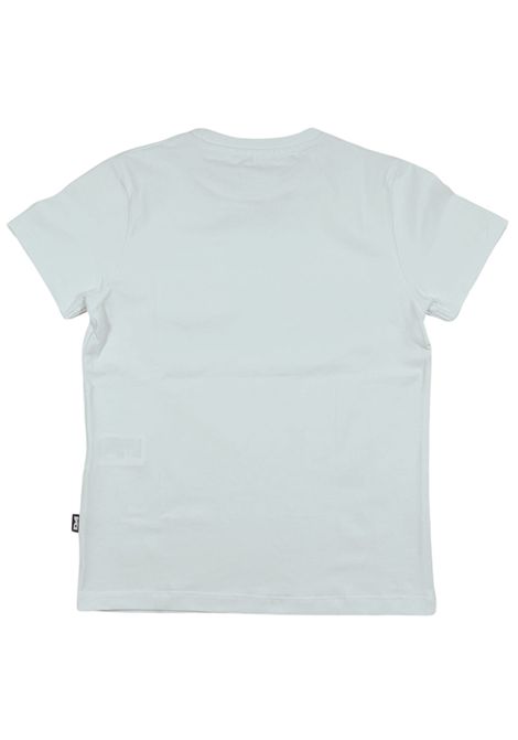 T-shirt bambino bianca in cotone DANIELE ALESSANDRINI | 236M00007/SUBIANCO