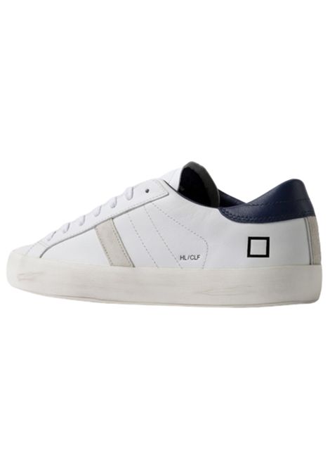 Scarpe bambino bianco/blu in pelle D.A.T.E | HILLLOW/PIABIANCO/BLU
