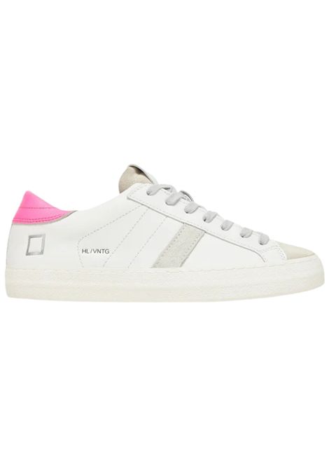 Scarpe bambina bianco/fucsia in pelle D.A.T.E | HILLOWCALF/PIABIANCO/FUCSIA