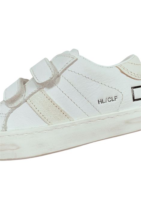 Scarpe unisex bianche in pelle D.A.T.E | J421-CA/PIABIANCO