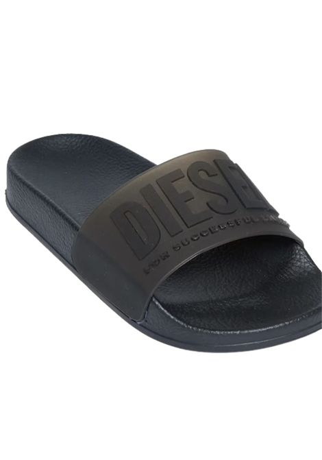 Ciabatte unisex in PVC nero DIESEL | BC052121/PIANERO