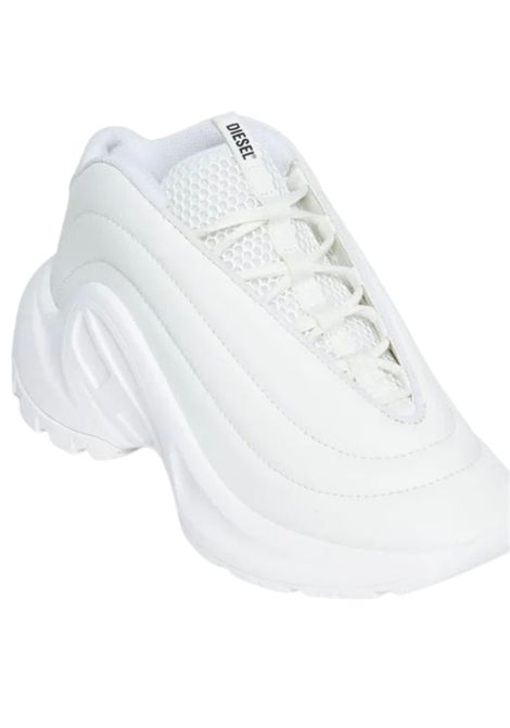 Unisex white wavy shoes DIESEL | BC0586/PIABIANCO