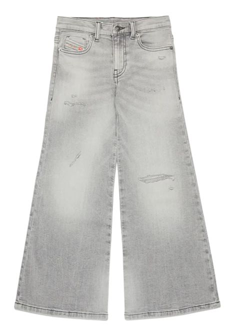 Jeans bambina in cotone denim DIESEL | J00989/MAGRIGIO