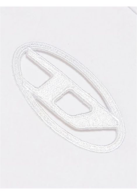 T-shirt bambina bianca in cotone DIESEL | J01830/MABIANCO