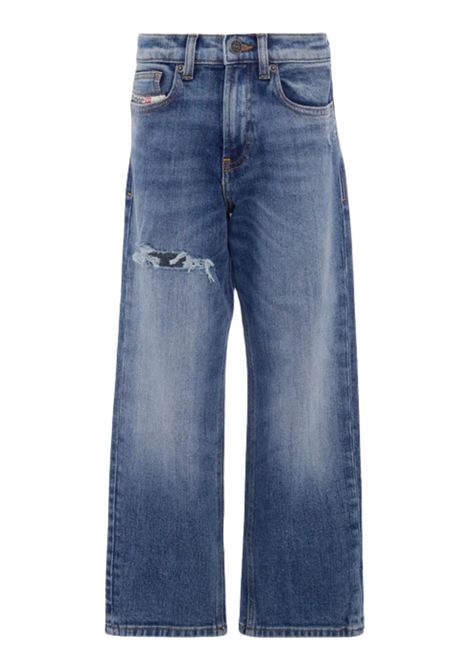 Girls' denim cotton jeans DIESEL | J01923KXBMHH/DELDENIM