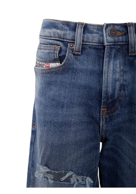Girls' denim cotton jeans DIESEL | J01923KXBMHH/DELDENIM