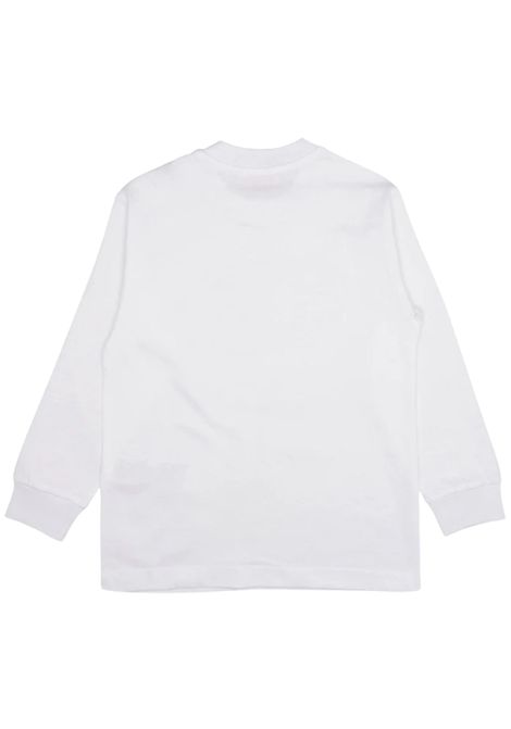 T-shirt unisex bianca in cotone DIESEL | J020160BEAF/DELBIANCO