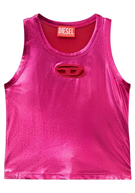 Canotta bambina fucsia metallizzata DIESEL | J02178/MAFUCSIA