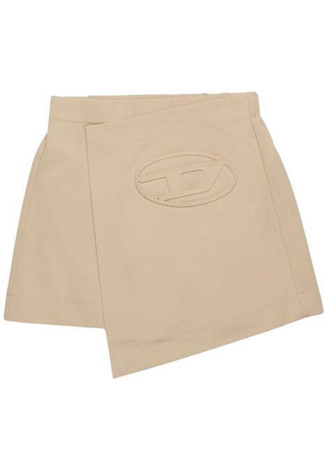 Gonna bambina beige in cotone DIESEL | J02195/MABEIGE