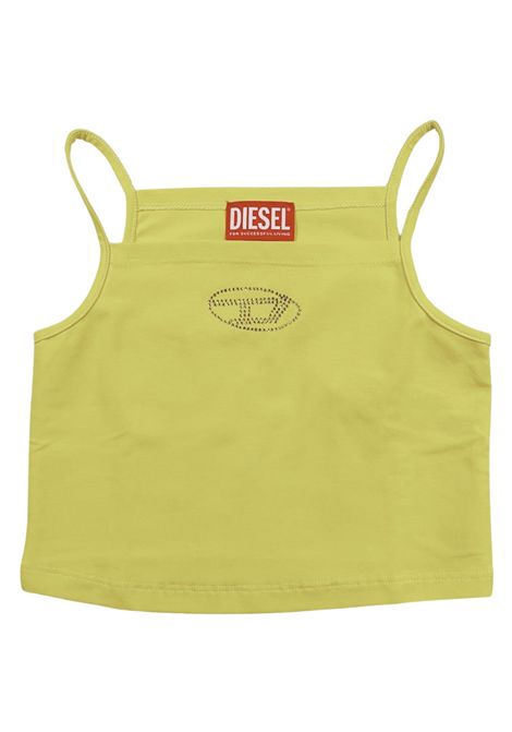 Top bambina giallo in cotone DIESEL | J02201/MAGIALLO