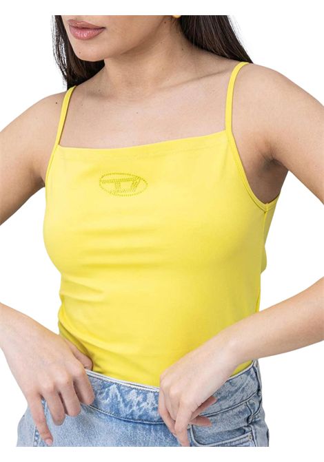 Top bambina giallo in cotone DIESEL | J02201/MAGIALLO