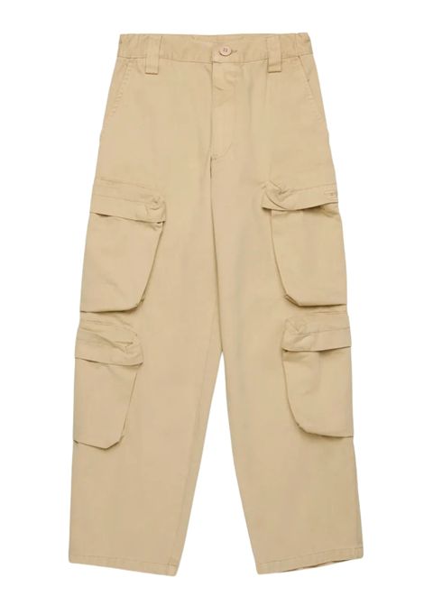 Beige cotton trousers for children DIESEL | J02219KXBJ1/DELBEIGE