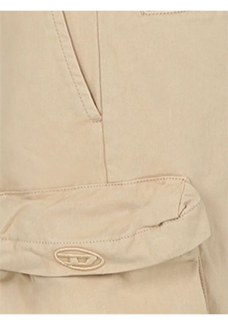 Beige cotton trousers for children DIESEL | J02219KXBJ1/DELBEIGE