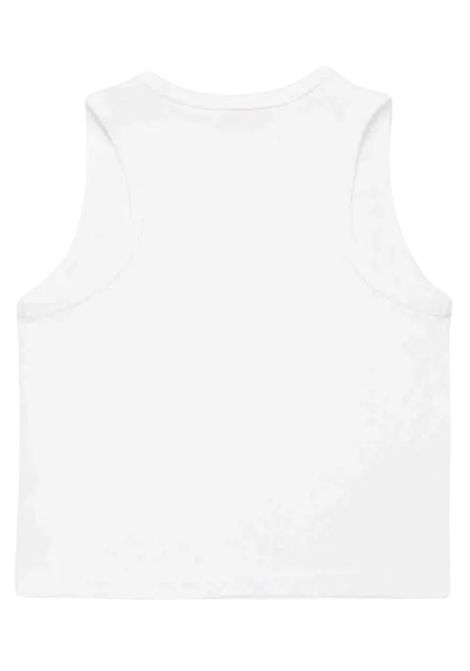 T-shirt bambina bianca in cotone DIESEL | J02238/MABIANCO