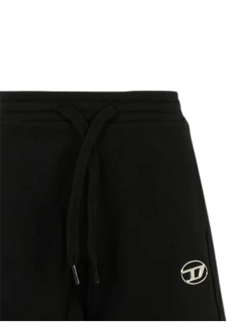 Bermuda bambino nero in cotone DIESEL | J02239KYAVF/DELNERO