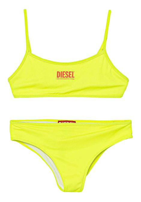 Costume da bagno bambina due pezzi DIESEL | J02297/MAGIALLO FLUO
