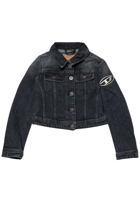 Giubbino bambina in cotone denim DIESEL | JSLIMMY/DELGRIGIO