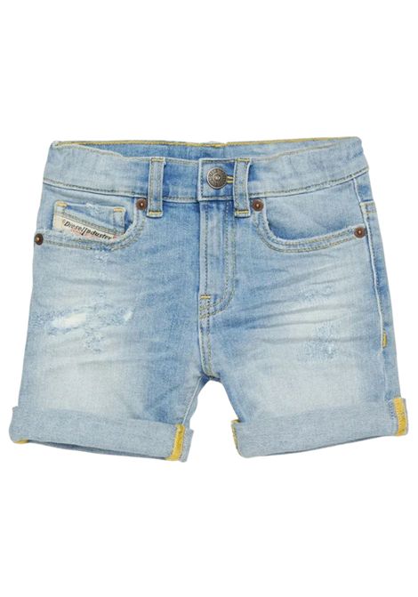 Bermuda neonato in cotone denim DIESEL | K00361KXBNY/DELDENIM