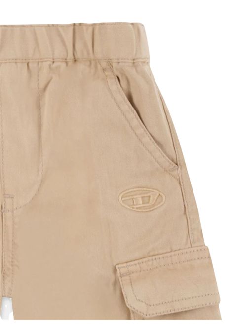 Beige cotton baby trousers DIESEL | K00603KXBJ1/DELBEIGE