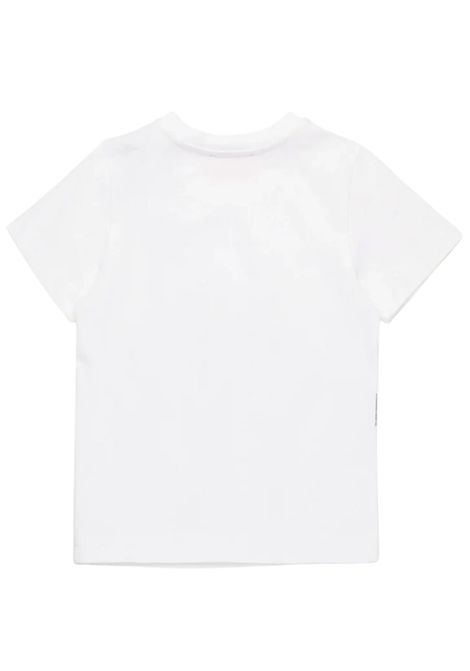 T-shirt neonato bianca in cotone DIESEL | K00616KYAYS/DELBIANCO