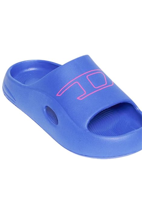 Ciabatte unisex in PVC blu DIESEL | RN93243/PIABLU