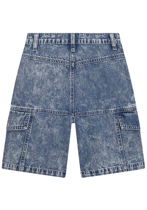 Children's Bermuda shorts in denim cotton DKNY | D60010/SUDENIM