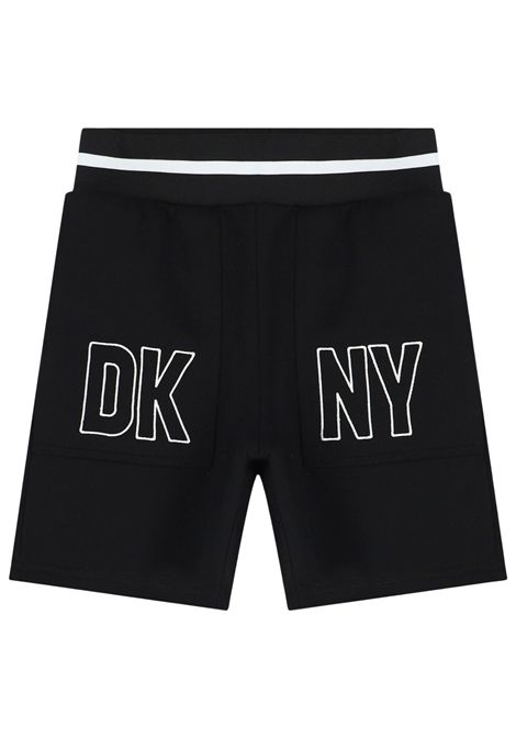 Black and white cotton children's set DKNY | D60118/SUBIANCO/NERO