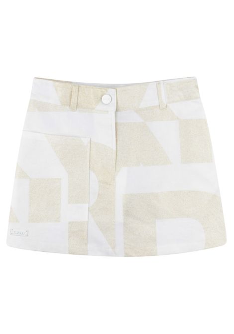 Gonna bambina in cotone e lino DKNY | D62264/SUPANNA