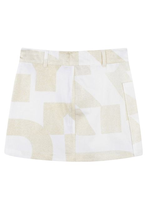 Gonna bambina in cotone e lino DKNY | D62264/SUPANNA