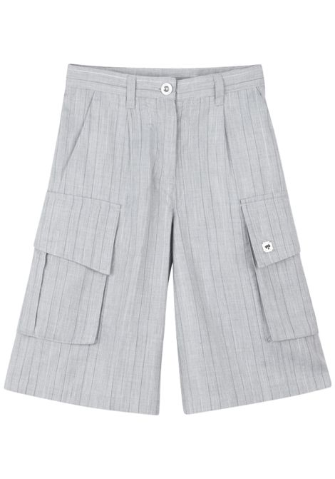 Shorts bambina in misto viscosa DKNY | D62274/SUGRIGIO